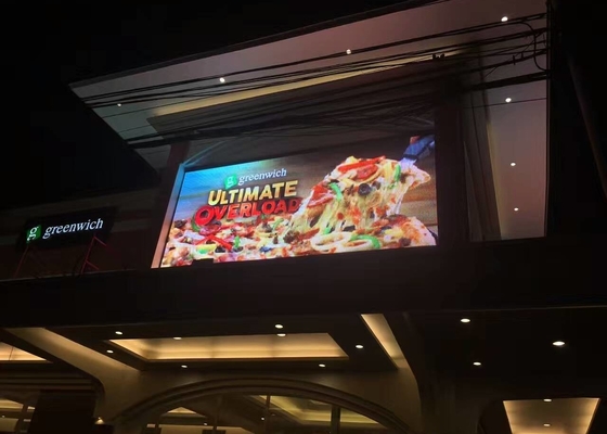 Glass Transparent LED Mesh Screen 800W Outdoor Video Wall