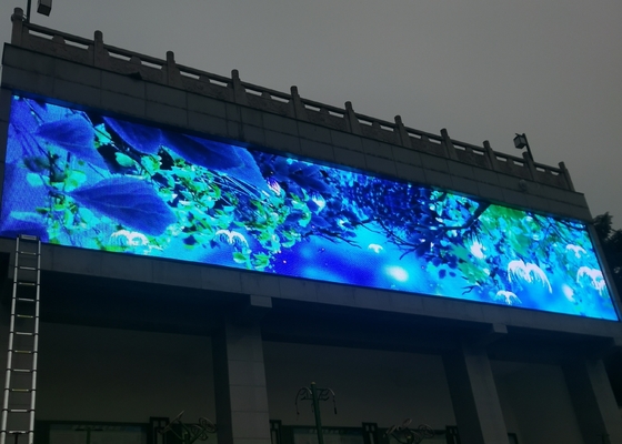 P7.8 Cheap outdoor advertising mesh Strip high transparent led display screen for outdoor building surface